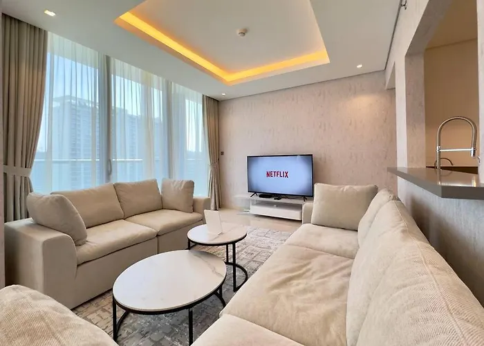 Dar Vacation - Modern & Stylish 2Br Apartment Near Burj Khalifa